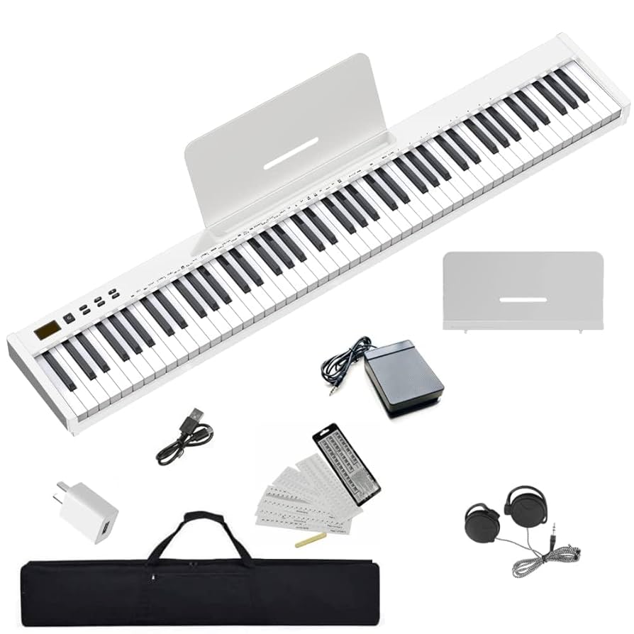 ニコマク　SWAN　電子ピアノ　88鍵盤　ペダル付き デジタルピアノ Amazon | ニコマク NikoMaku 電子ピアノ 88鍵盤 SWAN-S 日本語